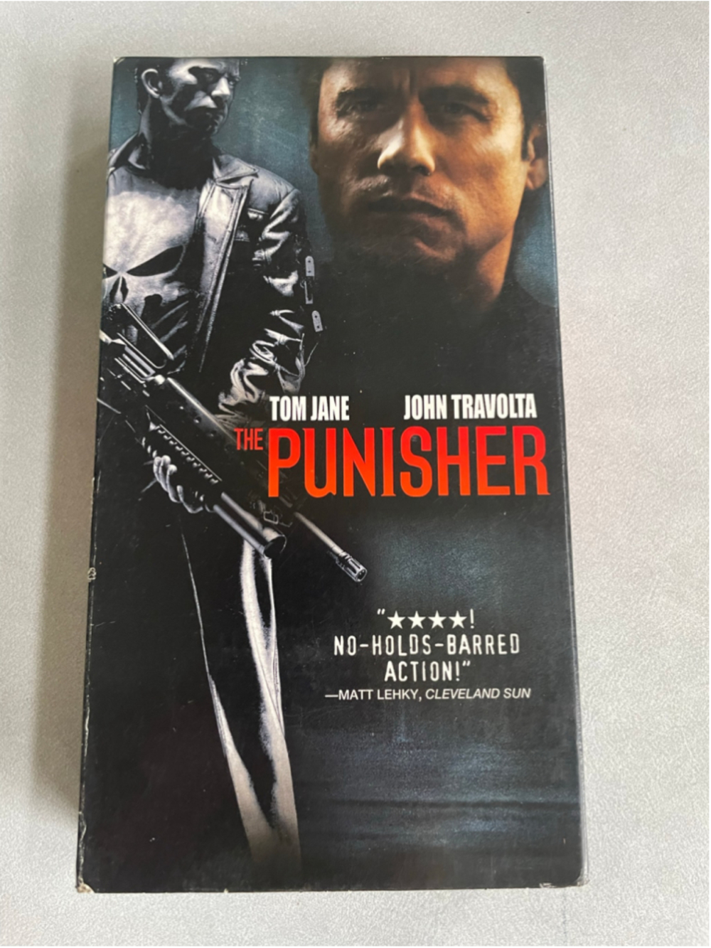 The Punisher (2004) Marvel Movie VHS Tape Black